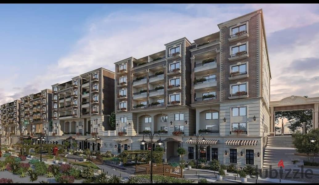 Apartment for sale fully finished    And installments over 8 years   Rock Yard Sheraton Compound   Fifth Settlement on Suez Road   Near City Centre Al 2