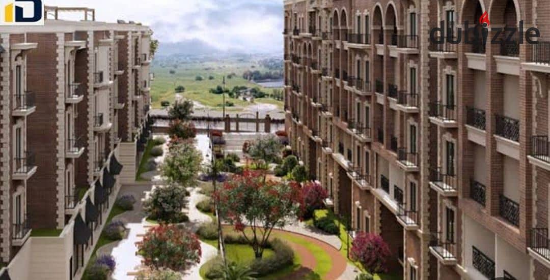 Apartment for sale fully finished    And installments over 8 years   Rock Yard Sheraton Compound   Fifth Settlement on Suez Road   Near City Centre Al 3