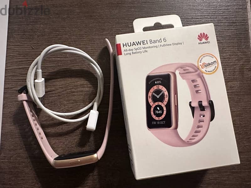 Huawei band 6 pink 0