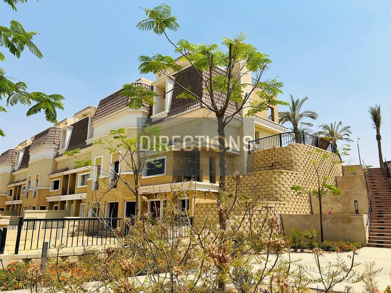 Townhouse for sale next to Craft Zone Madinaty in The Butterfly directly on Al Amal Axis 7