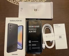 Samsung Galaxy A34 Dual SIM 8GB Ram+128GB ROM - (Awesome Graphite