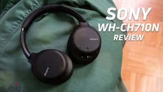 sony wh-ch710n Noise cancellation headphones wireles سماعة سونى 0