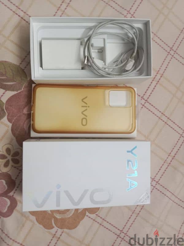 هاتف vivo Y21A نسخه 64+4 مستعمله للبيع كسر زيرو 4