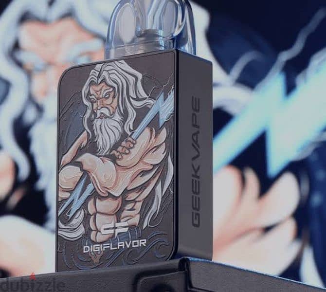 بود 'سحبة سجارة'جديدعلبةمقفولة. Digiflavour U pod ''Zeus Dark'' 3