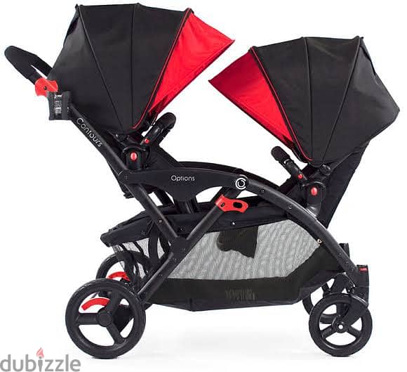 Used Contours options double stroller 0