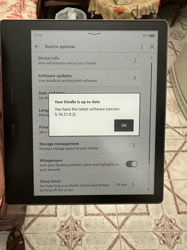 kindle oasis 10th generation 32GB 2