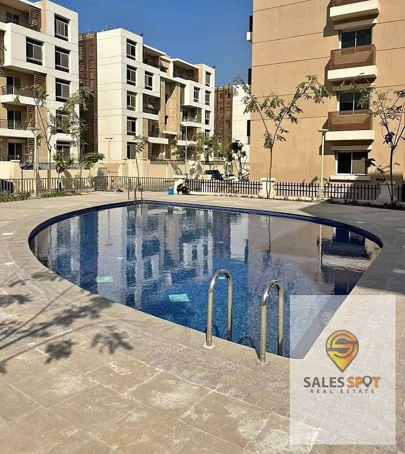 For sale in Taj City Compound   Apartment (1 bedroom open view) in the First Settlement in front of Cairo Airport 1