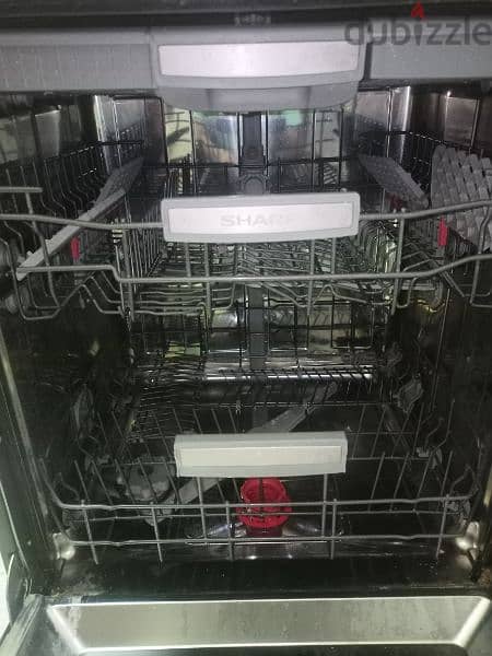 غساله اطباق شارب ١٥ فرد ديجيتال sharp dishwasher 15 person 60 like new 9