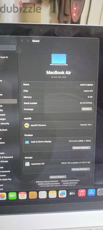 MacBook Air M3 15 inch Open Box 7