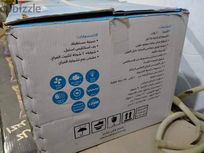 عدد 2 فرن للبيع جديد بالكرتونه لم يستعمل 2