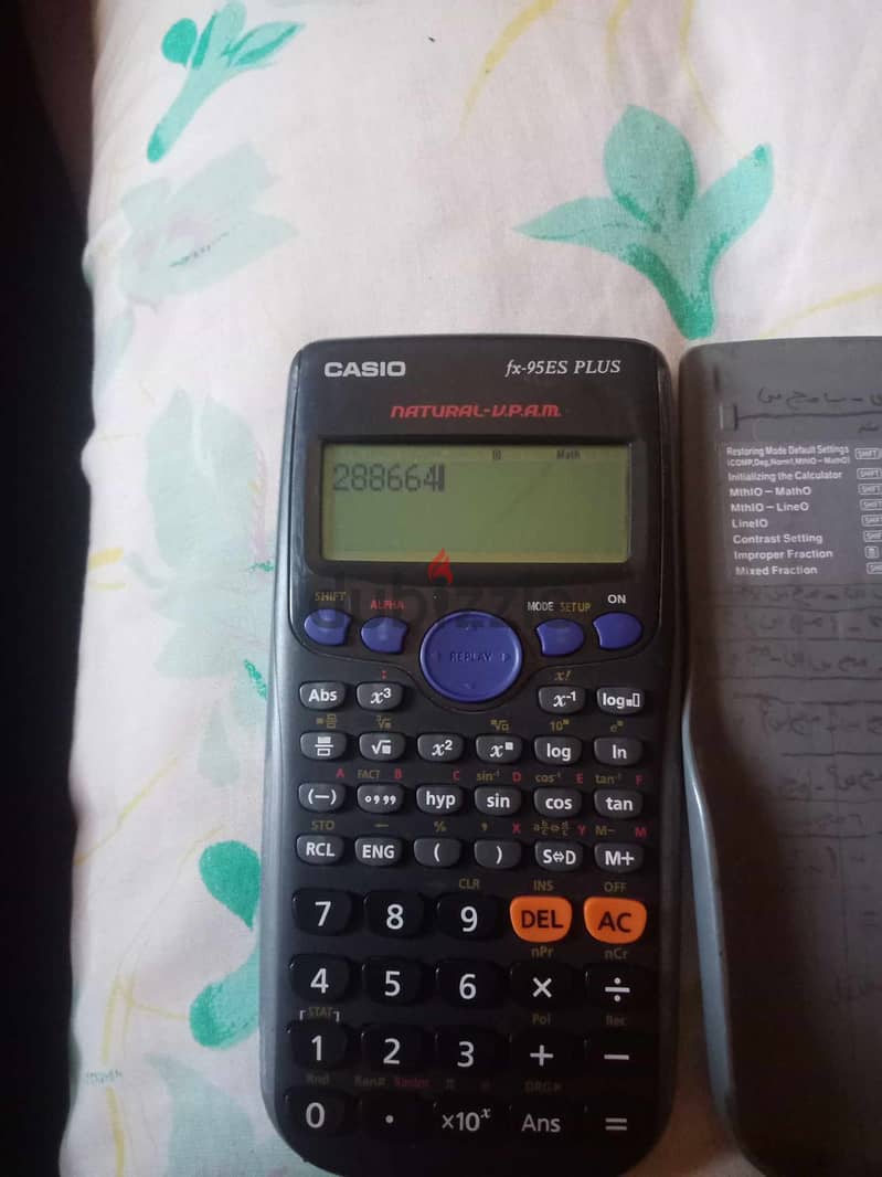 اله حاسبة كسر زيرو casio fx-95es plus 2