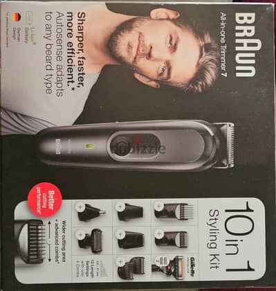 braun  10 in 1 trimmer 7 wet and dry