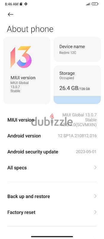 Redmi 12c 128g 4