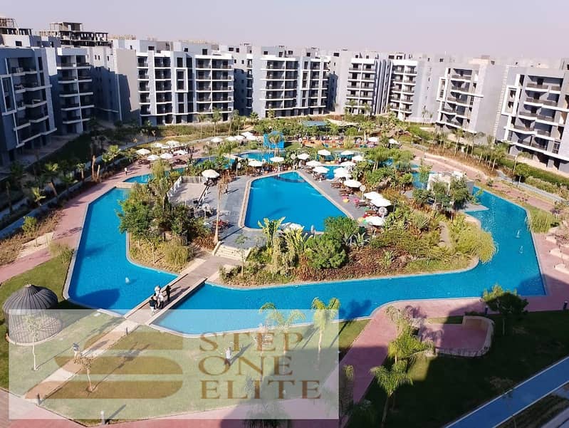 Pay the lowest down payment for an apartment for sale, 124 sqm (ready to move), near Mall of Egypt 5