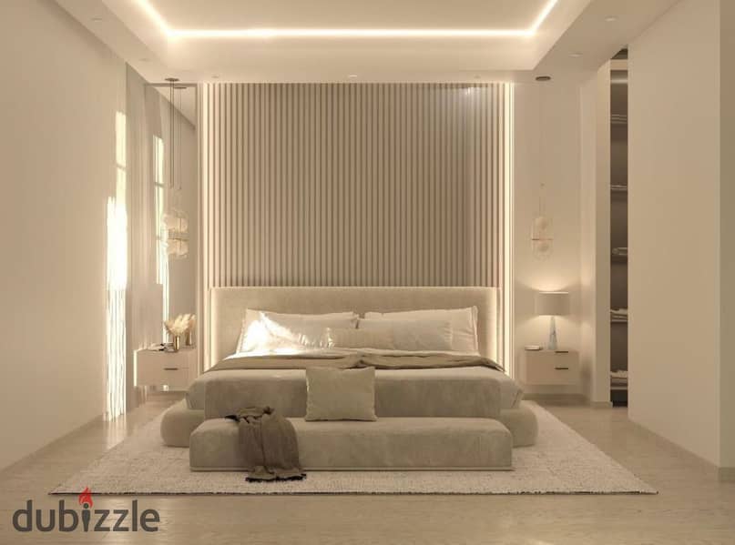 Own a luxurious, fully finished apartment in front of ZED Towers, with installments over 8 years, in Sheikh Zayed 1