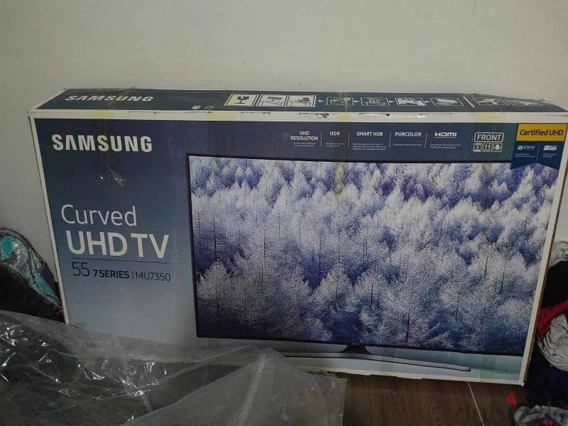 Samaung 55 curved 4k smart 3