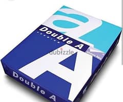 ورق دبل اي تايلاندي 80 جرام Double A A4 paper 80 g 0