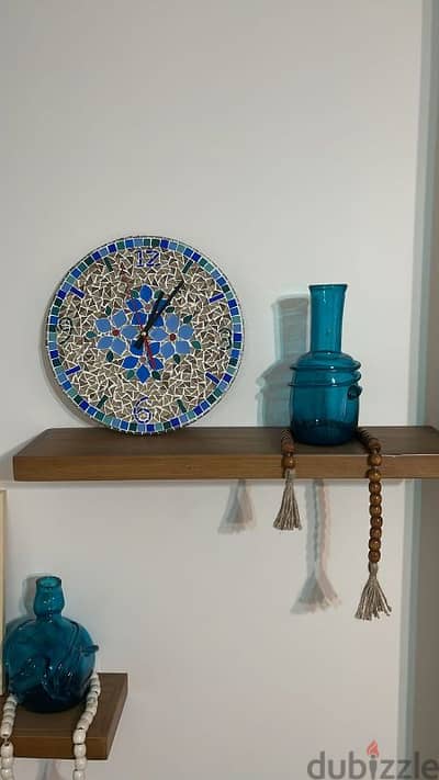 hand made Mosaic wall clock