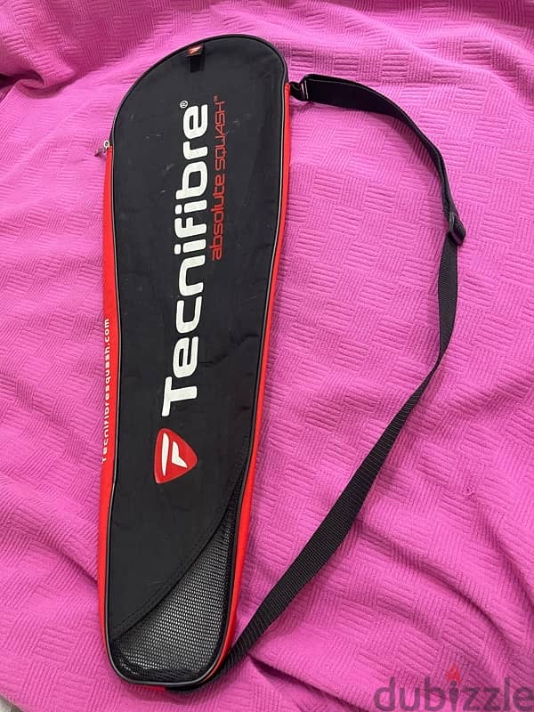 tecnifibre squash racquet ( used like new ) 3