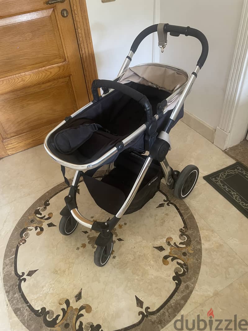 Mothercare stroller with car seat 2