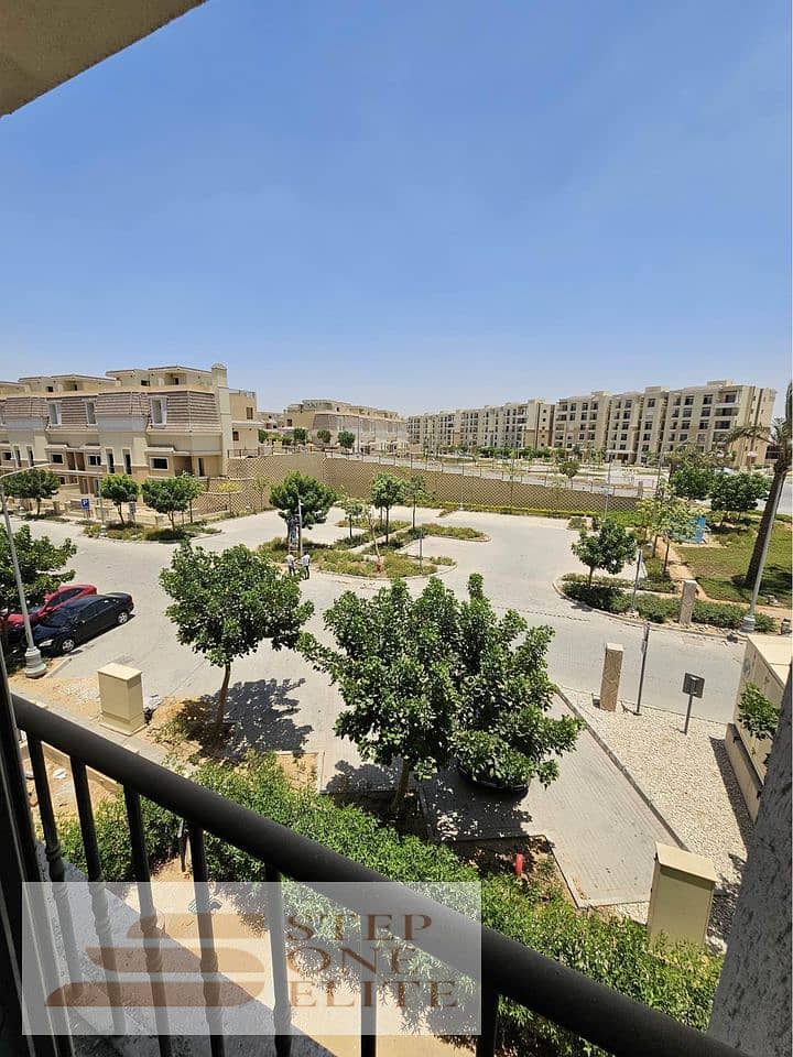 Apartment for sale with the lowest down payment and longest payment period in Sarai Compound, New Cairo 2