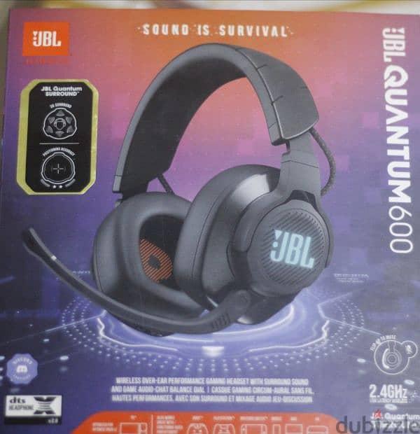 فخر صناعه jbl  كوانتوم 600 بميكروفون 13