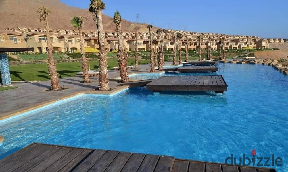 Chalet for sale (99 sqm) in a private garden in the village of Telal Ain Sokhna Telal Ain Sokhna with a view on the lagoon 3