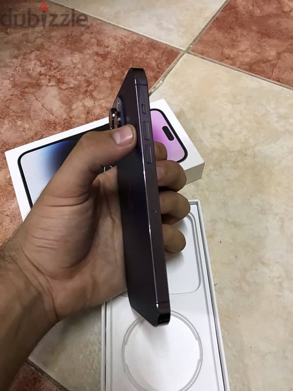 iphone 14  pro max 256 خطين 4