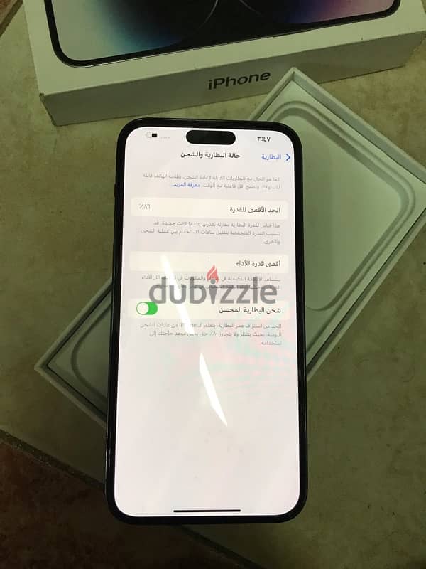 iphone 14  pro max 256 خطين 8