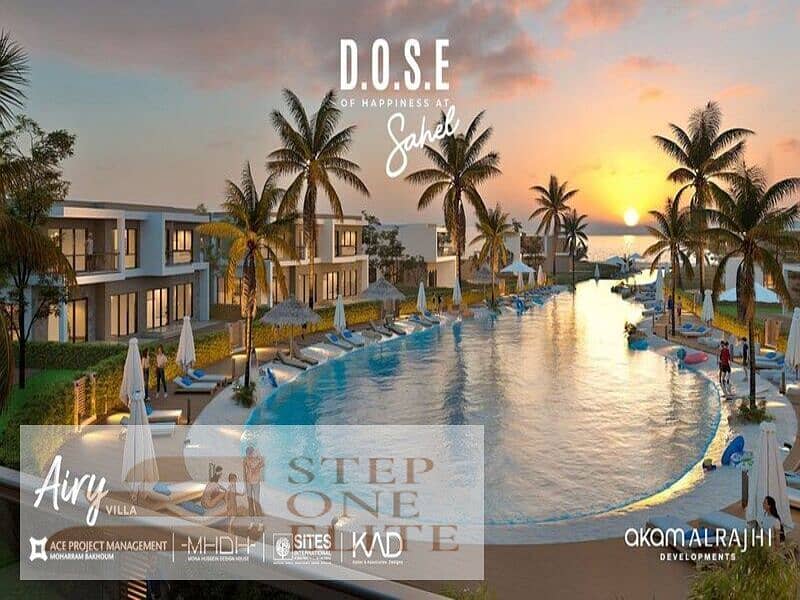 Own a chalet with hotel services and a direct sea view in the most beautiful villages on the North Coast (D. O. S. E Akam Al Rajhi) 7