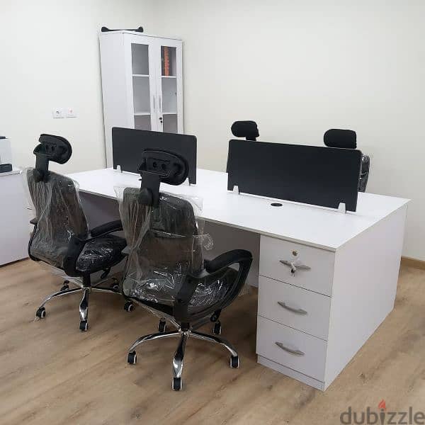 خليه عمل  ورك استيشن خشب mdf اسبانيdesk / station desk/ work station 3