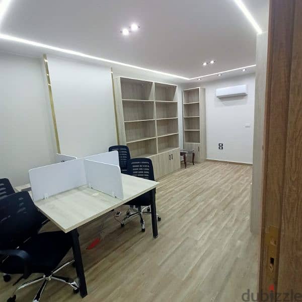 خليه عمل  ورك استيشن خشب mdf اسبانيdesk / station desk/ work station 4