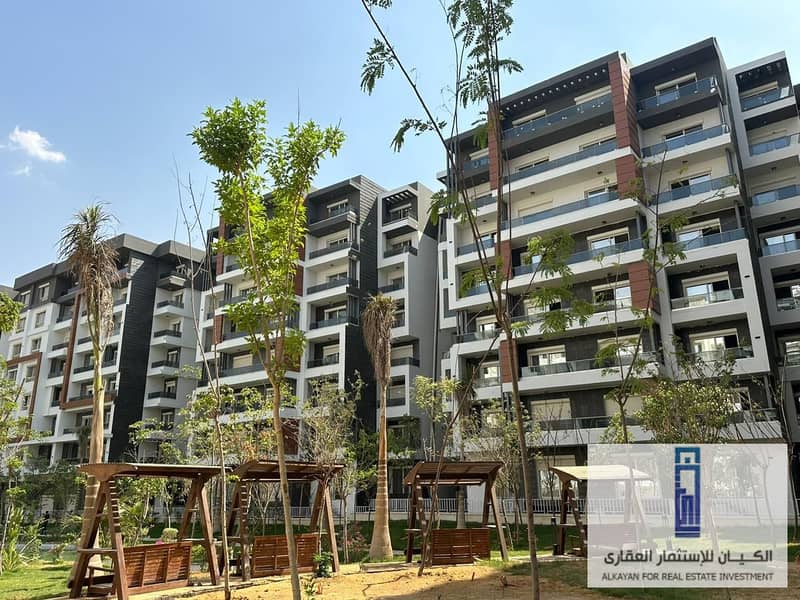 Apartment 135 m, immediate delivery, in installments, finished with air conditioners and kitchen in La Capital Compound 4