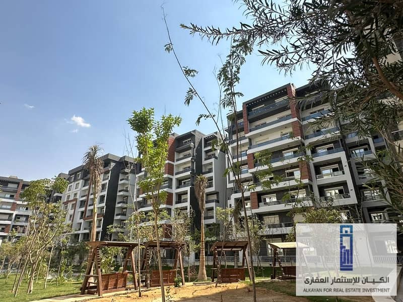 Apartment 135 m, immediate delivery, in installments, finished with air conditioners and kitchen in La Capital Compound 8