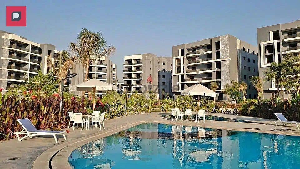 Ready to move apartment with a Prime view for sale in Creek Town Compound in New Cairo near Madinaty, The 5th Settlement, Cairo Airport and Nasr City 5