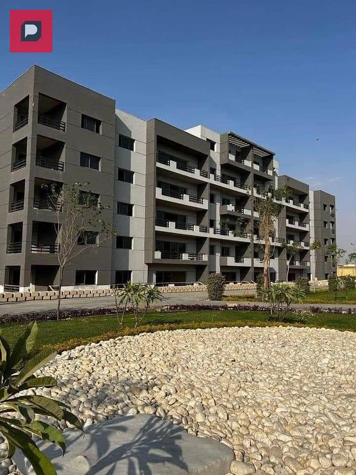 Ready to move apartment with a Prime view for sale in Creek Town Compound in New Cairo near Madinaty, The 5th Settlement, Cairo Airport and Nasr City 15