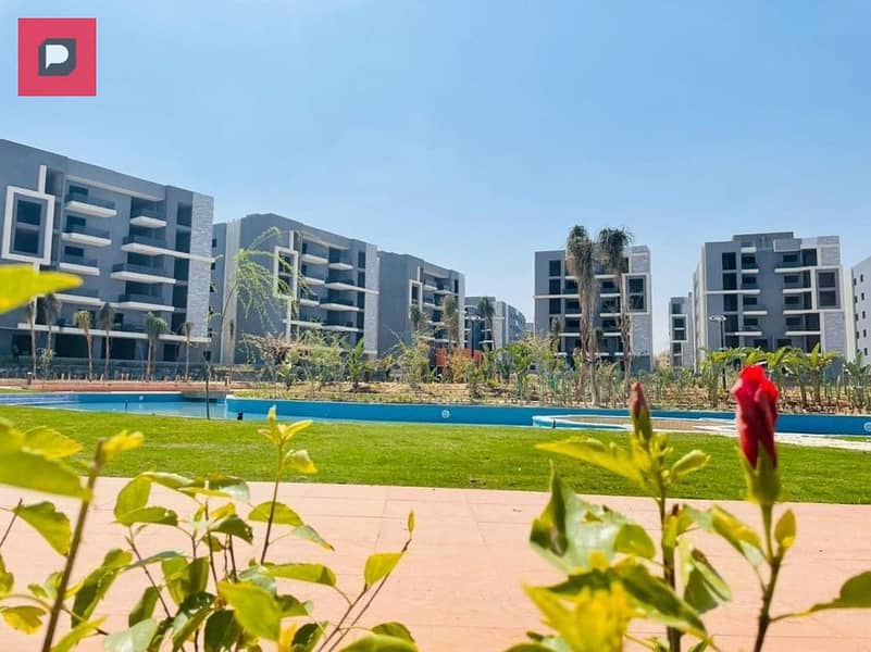 Ready to move apartment with a Prime view for sale in Creek Town Compound in New Cairo near Madinaty, The 5th Settlement, Cairo Airport and Nasr City 13