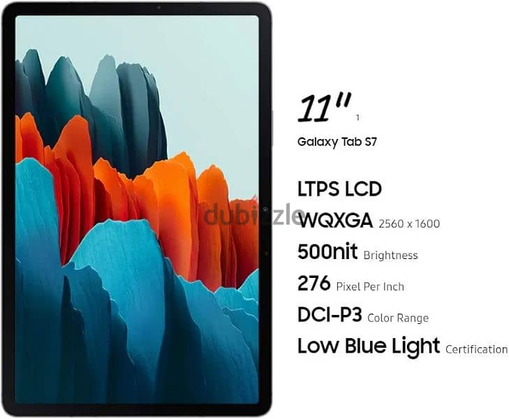 Samsung Galaxy Tab S7, 11" Display, 128GB, with S-Pen 2