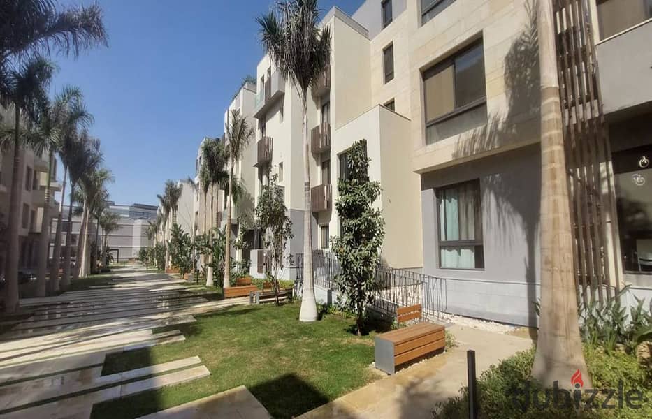 شقة بجاردن متشطبة بالتكييفات إستلام فورى فى أليجريا ريزيدنس بجانب الربوة Allegria Residence Sodic 9