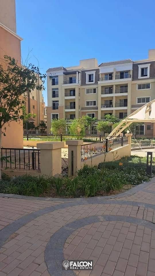 apartment for sale with adistinctive view on open garden at imerginary price inside Sarai compound New Cairo with 42% duscount on cash 6