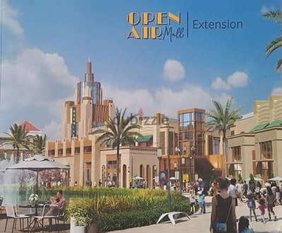 عيادة للبيع فى مدينتى 39م صافي بال Open Air  Mall  فيو على البحيرات