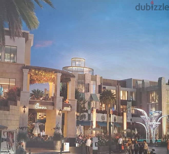 عيادة للبيع فى مدينتى 34م صافي بال Open Air  Mall  فيو على البحيرات 1