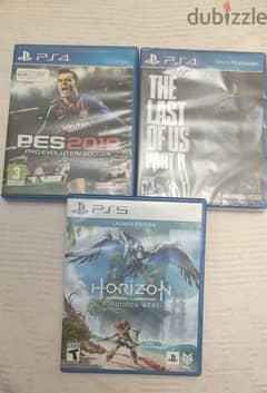 Pes 2019 , Horizon Forbidden West Ps5 , Last of Us Part 2 ps4 sealed 0