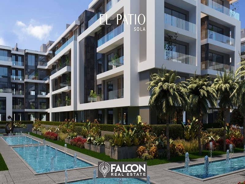 Without a down payment and at the first offer price in the new La Vista project Patio Sola, I own an apartment of 150 meters on Suez Direct Road. . . . . . 1