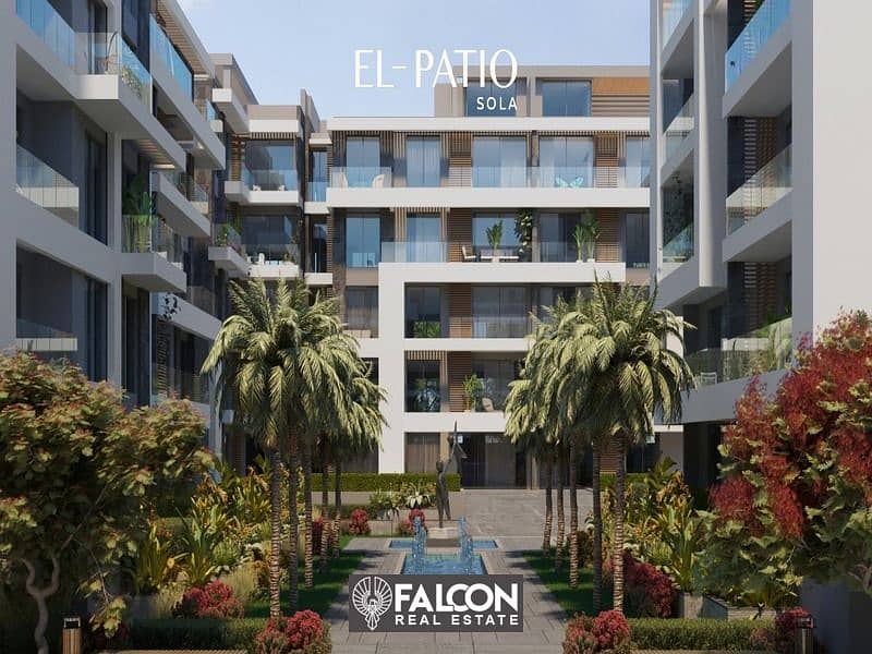 Without a down payment and at the first offer price in the new La Vista project Patio Sola, I own an apartment of 150 meters on Suez Direct Road. . . . . . 5