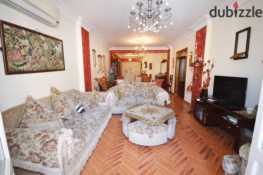 Furnished apartment for rent - Tharwat on the tram - area 125 full meters 1