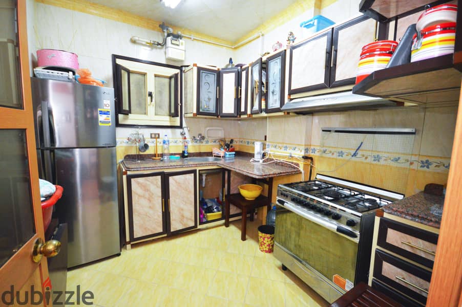 Furnished apartment for rent - Tharwat on the tram - area 125 full meters 8