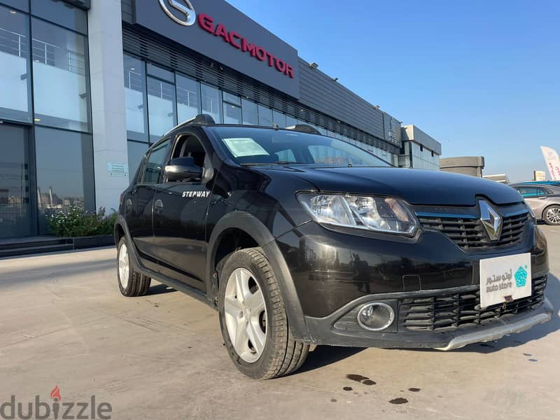 RENAULT SANDERO STEPWAY - 2016 - BLACK - 58.500 KM - ALL FABRIC 0