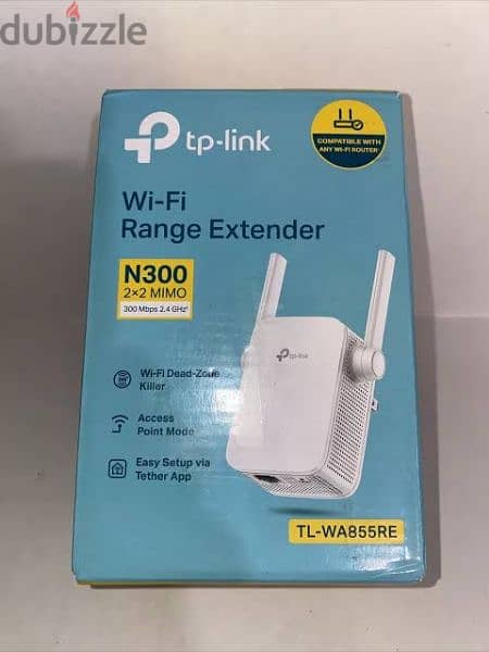 موسع شبكة الواي فاي WiFi Extender TP-LINK (TL-WA855RE) 1