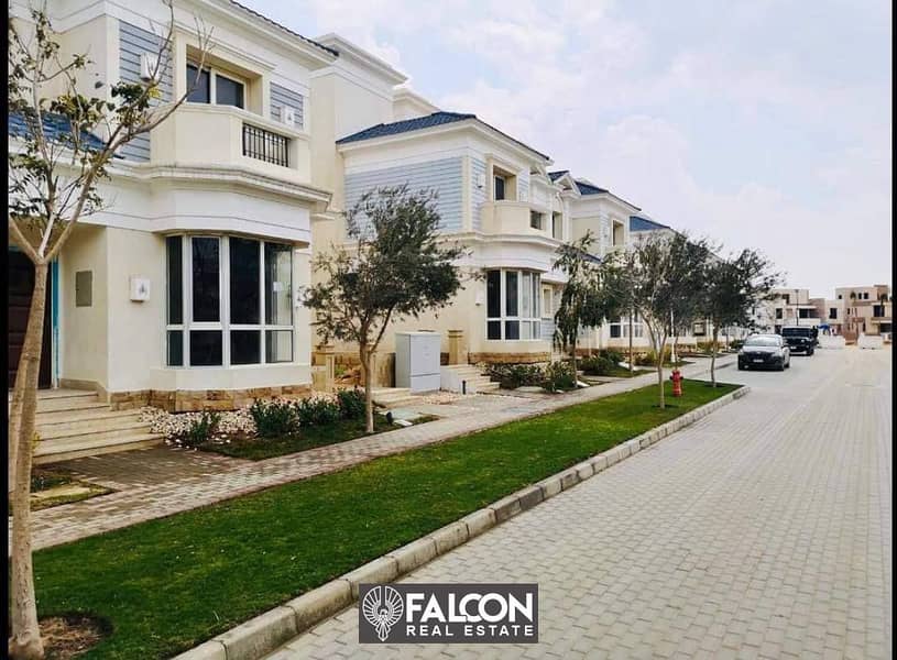 بالتقسيط علي 8 سنوات Garden Villa بمساحه 155 متر بالقرب من مول العرب  في كمبوند Kingsway 4